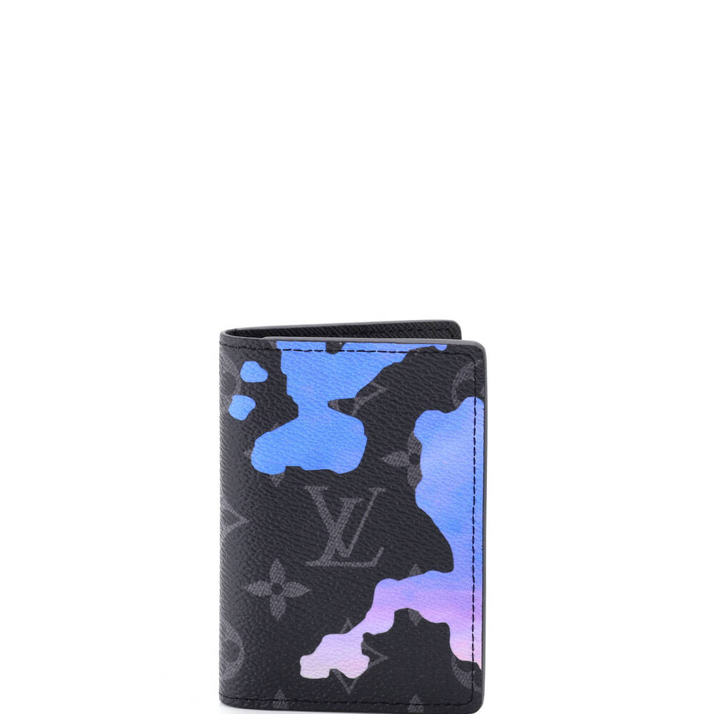 Louis Vuitton Pocket Organizer Sunrise Monogram Eclipse Canvas